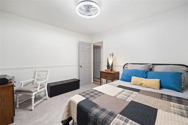 bedroom featuring carpet flooring
