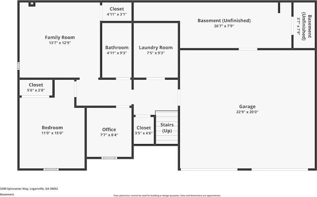 3290 Spincaster Way, Loganville, GA 30052 - view of floor plan / room layout