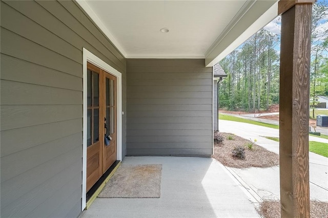 82 Lexie Ct, Rockmart, GA 30153 - view of exterior entry with a patio area