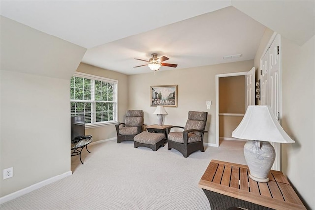 25 Hampreston Ct, Johns Creek, GA 30022 - sitting room featuring carpet floors and ceiling fan
