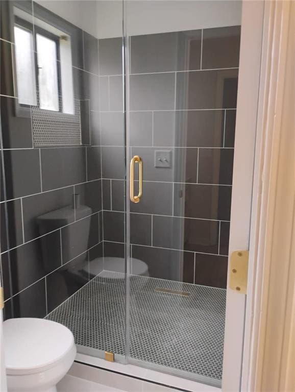 2645 Trotters Walk Trl, Snellville, GA 30078 - full bathroom featuring toilet and a shower stall