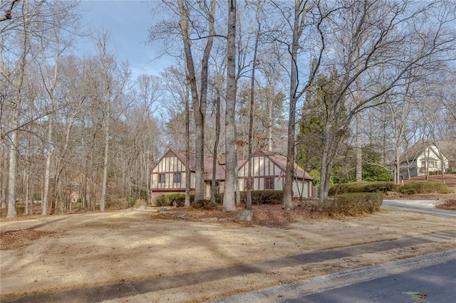 view of tudor home