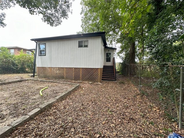 view of side of property