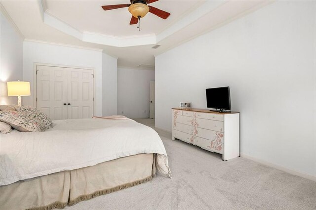 775 Barberry Dr, Milton, GA 30004 - bedroom with light colored carpet, multiple windows, ornamental molding, and a ceiling fan