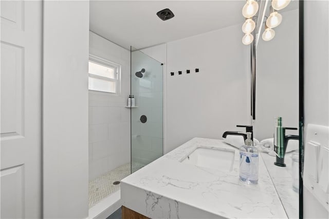 6160 Lake Lanier Heights Rd, Buford, GA 30518 - full bath featuring vanity and walk in shower