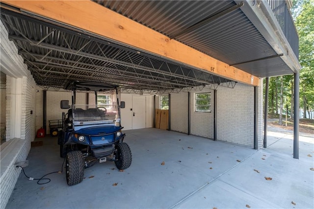 6160 Lake Lanier Heights Rd, Buford, GA 30518 - garage with an attached carport