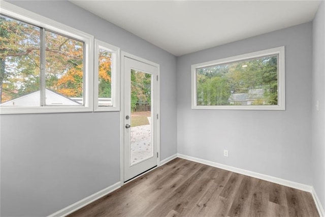 1245 Meriwether St, Griffin, GA 30224 - entryway featuring wood finished floors and baseboards