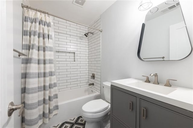 957 Sharon Cir SE, Smyrna, GA 30080 - bathroom with shower / bath combo, toilet, and vanity