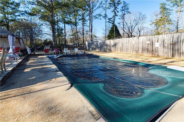 view of pool