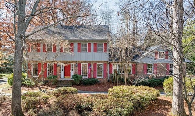 view of colonial home