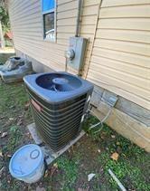 615 Woodruff Rd, Carrollton, GA 30116 - details with electric meter and central air condition unit