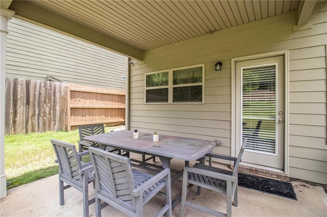 6213 Old Kingston Dr, Atlanta, GA 30331 - view of patio featuring outdoor dining area