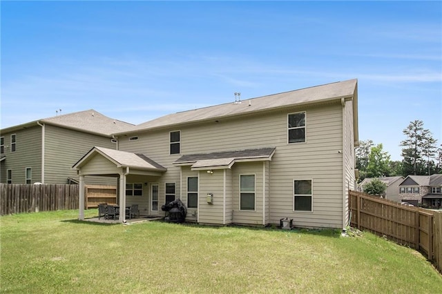 6213 Old Kingston Dr, Atlanta, GA 30331 - rear view of property with a fenced backyard and a patio
