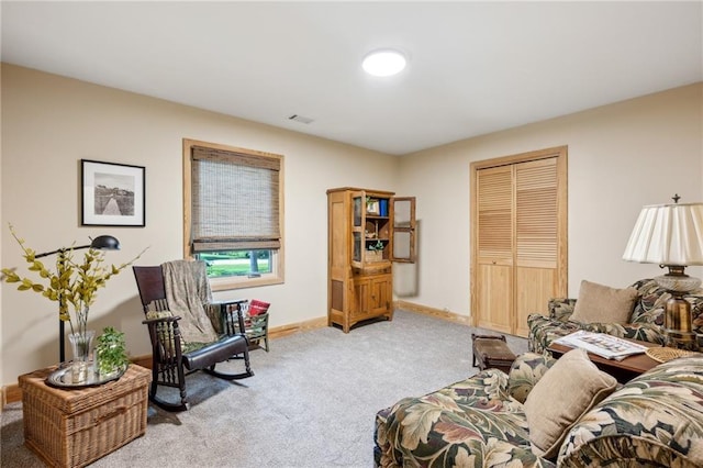 1959 Grand Prix Dr NE, Atlanta, GA 30345 - living area featuring light carpet and baseboards