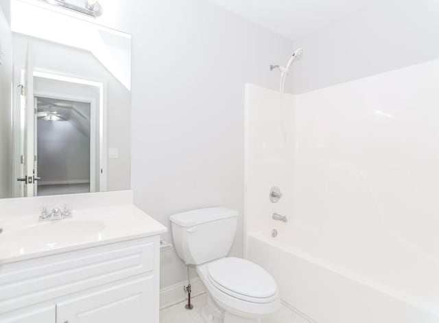 1122 Cayuga Ct, Dacula, GA 30019 - full bath with vanity, shower / bathtub combination, and tile patterned floors