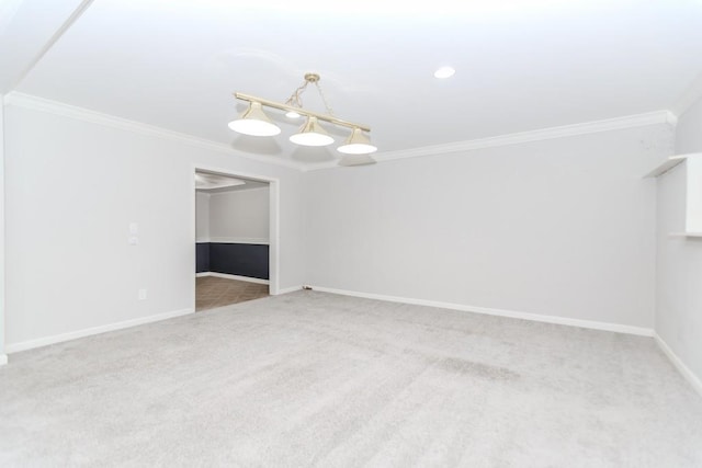1122 Cayuga Ct, Dacula, GA 30019 - spare room with carpet and ornamental molding