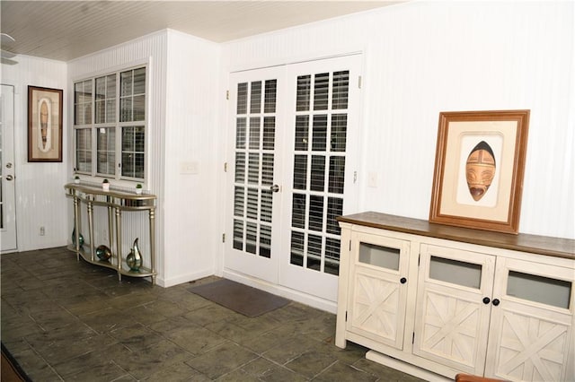 9130 Charlton Pl, Douglasville, GA 30135 - unfurnished dining area with wood walls
