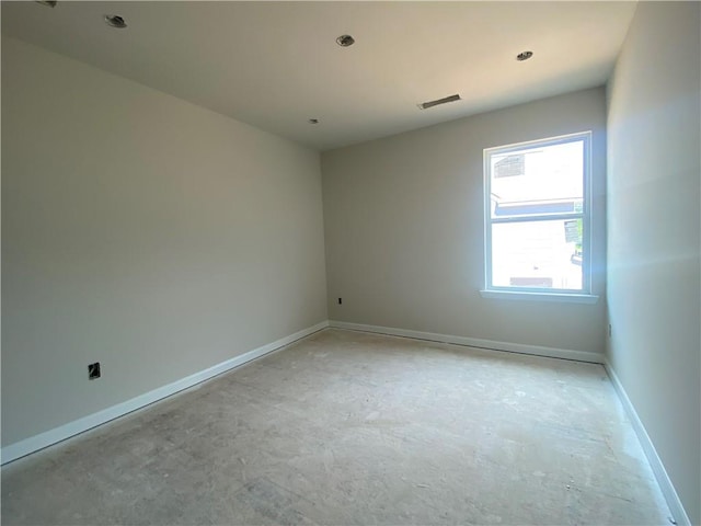 4678 Glore Rd SW, Mableton, GA 30126 - empty room with concrete flooring and baseboards