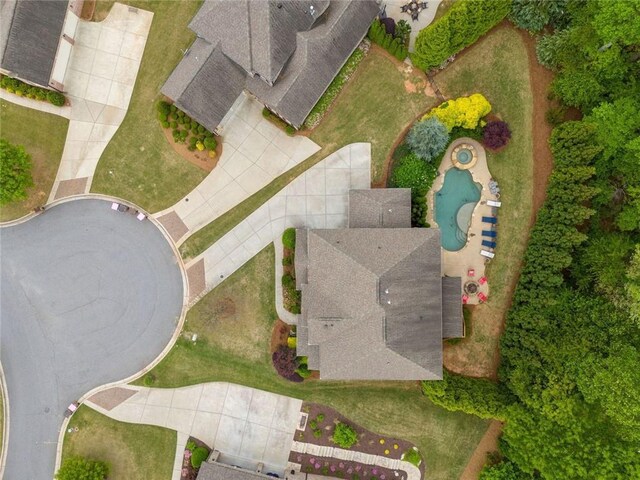 drone / aerial view