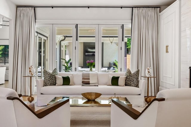 view of living area