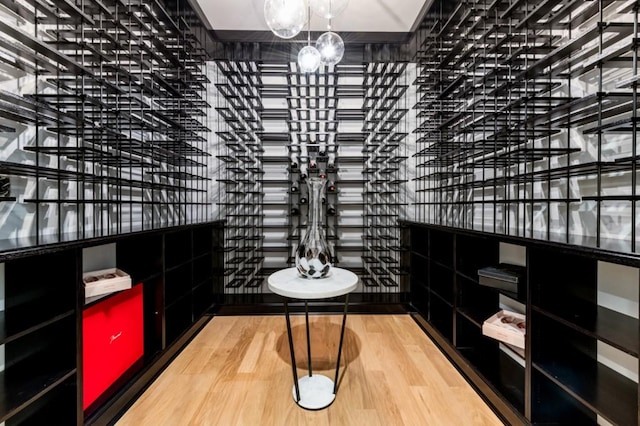 bathroom with wood finished floors