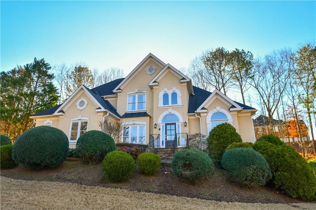 view of front of property featuring french doors