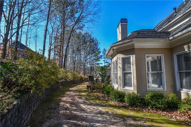 view of home's exterior