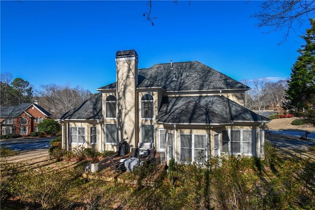 view of rear view of property