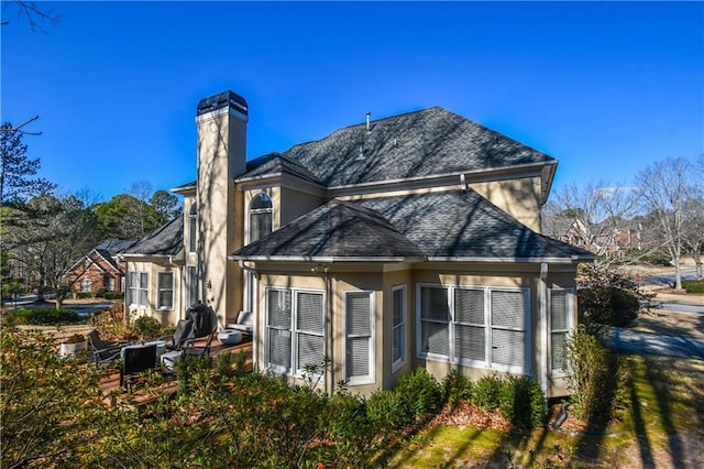 view of back of property