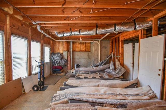 miscellaneous room featuring concrete floors