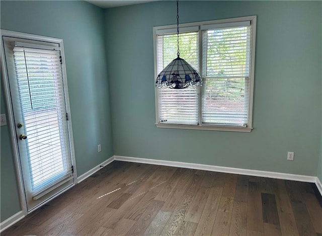6605 New Ridge Ct, Cumming, GA 30041 - unfurnished room featuring baseboards and dark wood-type flooring