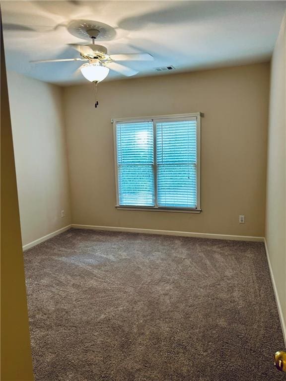 6605 New Ridge Ct, Cumming, GA 30041 - carpeted empty room featuring ceiling fan and baseboards