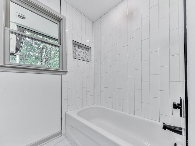 221 Wonewok Dr, Canton, GA 30114 - full bathroom featuring bathtub / shower combination and baseboards