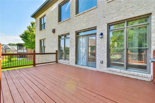 5121 Hope Ct SW, Lilburn, GA 30047 - view of wooden terrace