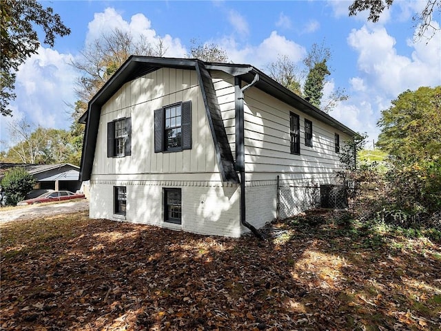 view of property exterior featuring cooling unit