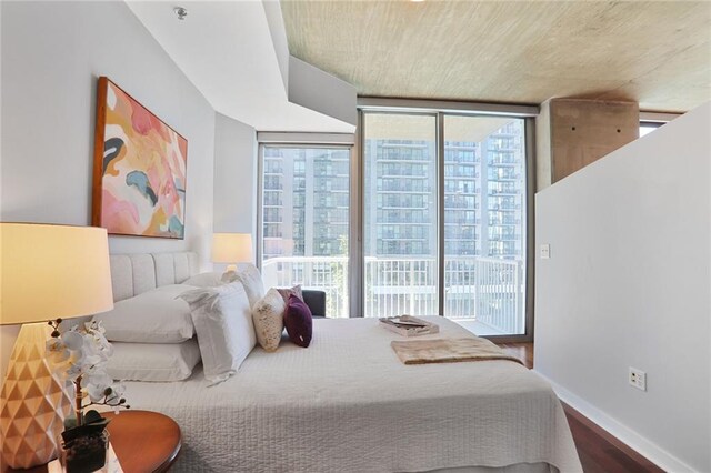 855 Peachtree St NE Unit 1311, Atlanta, GA 30308 - detailed view of wood finished floors and baseboards
