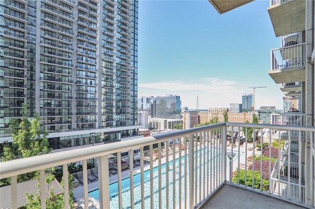855 Peachtree St NE Unit 1311, Atlanta, GA 30308 - view of balcony