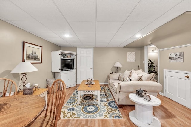 3574 Timberloch Trl, Snellville, GA 30039 - living area featuring light wood-style floors and a drop ceiling