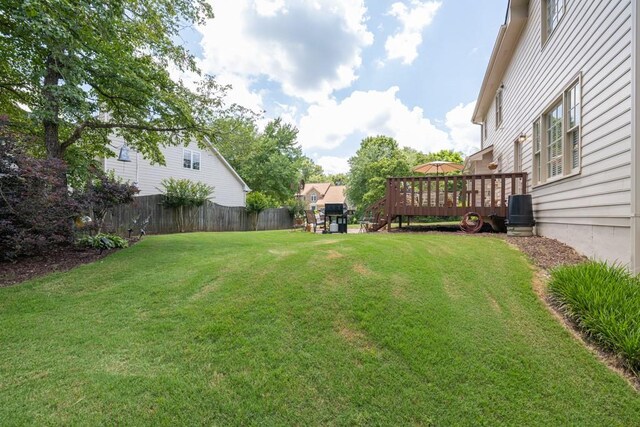 3574 Timberloch Trl, Snellville, GA 30039 - view of yard featuring a deck