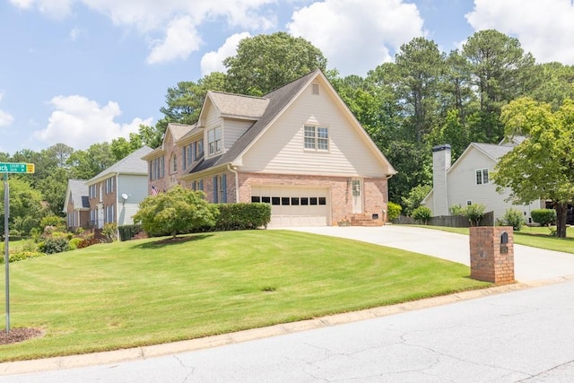 3574 Timberloch Trl, Snellville, GA 30039 - traditional-style house featuring brick siding, driveway, an attached garage, and a front lawn