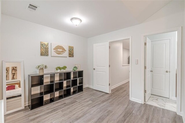 interior space featuring light hardwood / wood-style floors