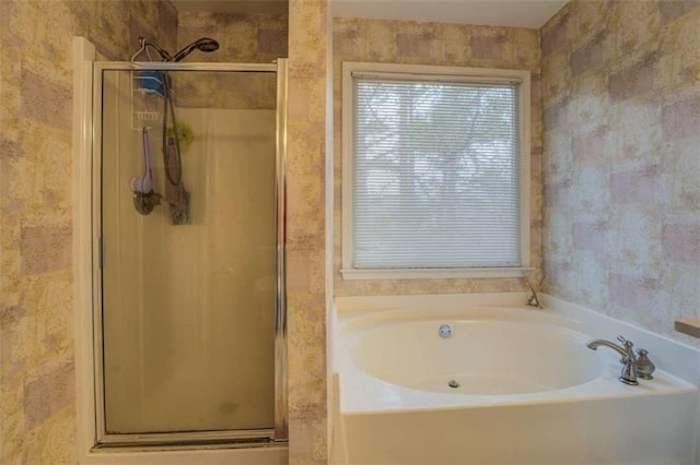 500 Nicole Ct SE, Conyers, GA 30094 - bathroom with separate shower and tub