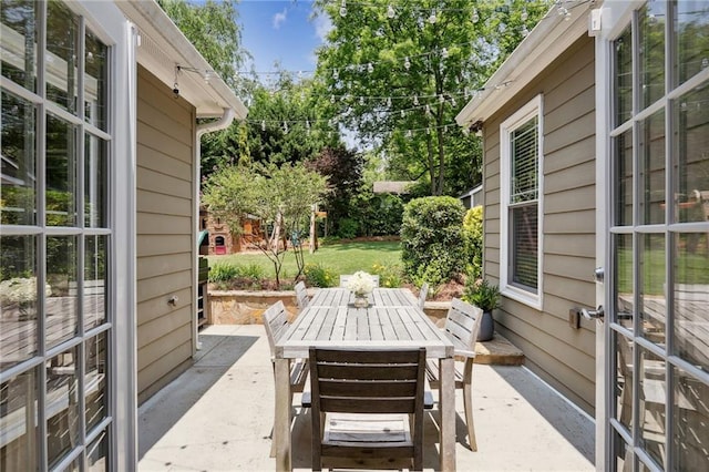 view of patio