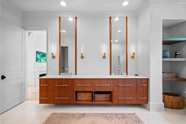 3146 Frontenac Ct NE, Atlanta, GA 30319 - full bath featuring recessed lighting and double vanity