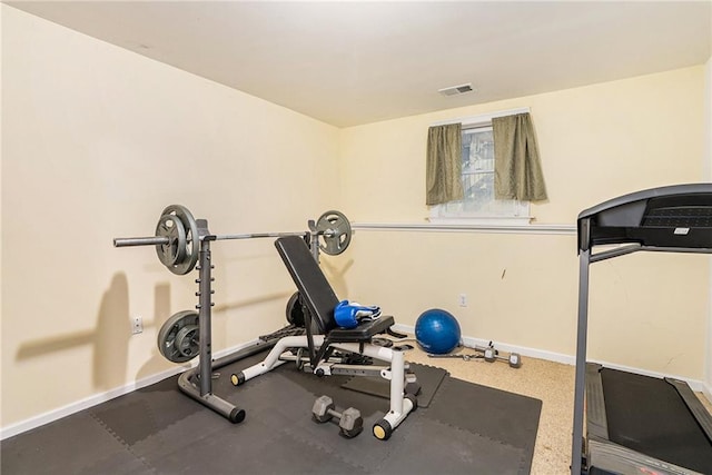 view of exercise room