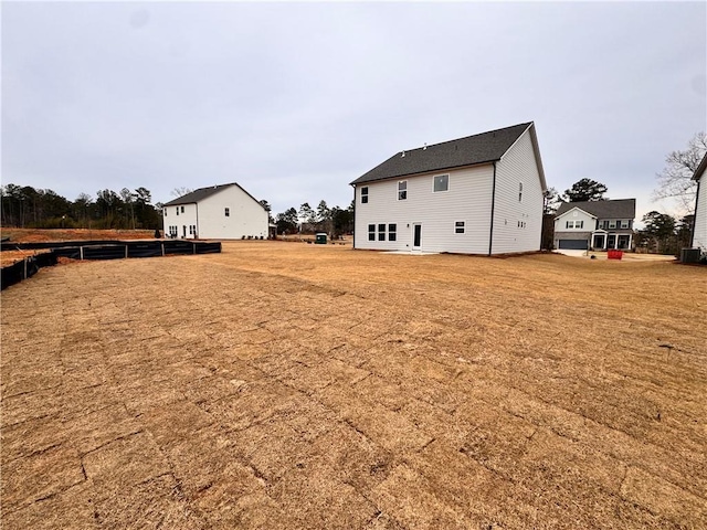 view of yard with cooling unit