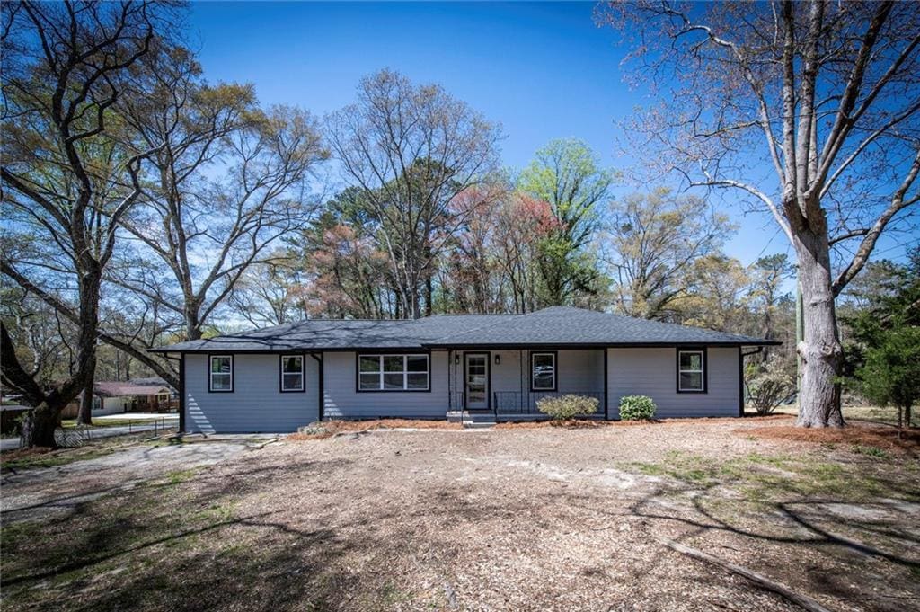 view of ranch-style house