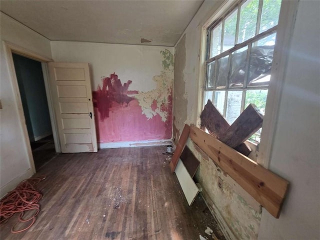 1435 Troupe St, Augusta, GA 30904 - spare room with wood finished floors and baseboards