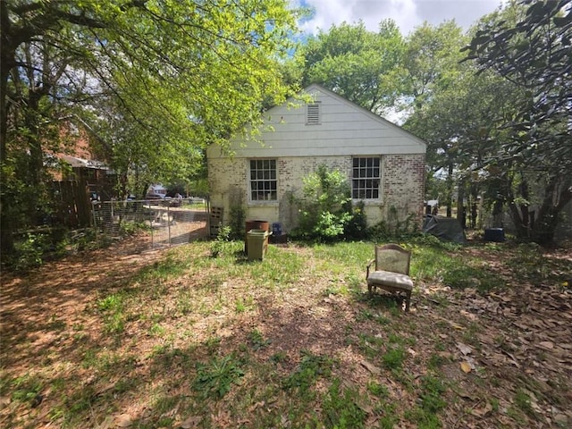 1435 Troupe St, Augusta, GA 30904 - back of property with brick siding