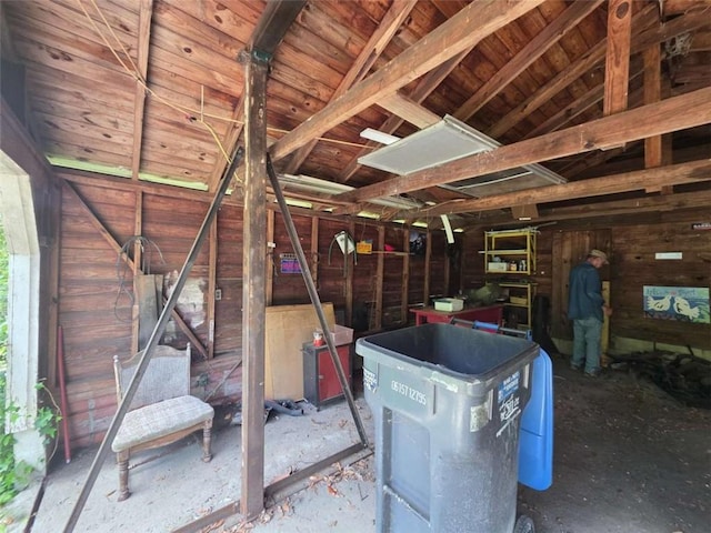 1435 Troupe St, Augusta, GA 30904 - miscellaneous room featuring vaulted ceiling